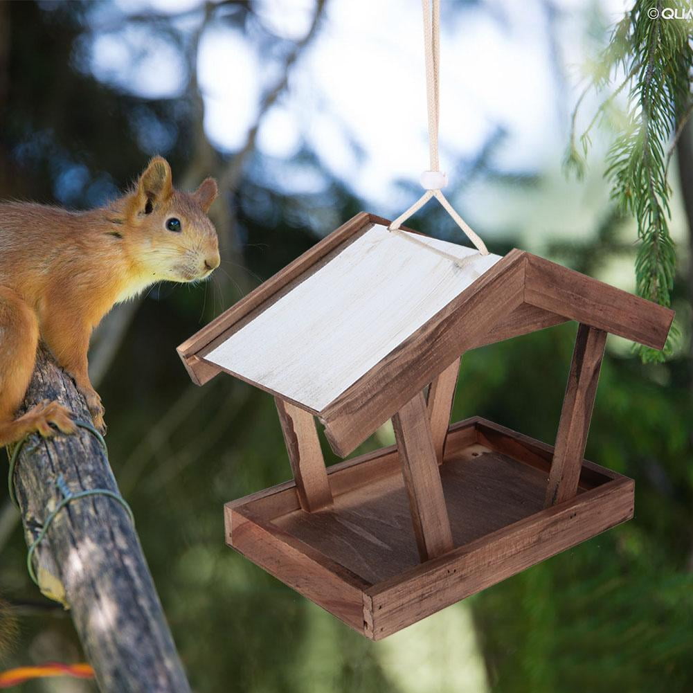 Eotvia Birds House Durable Hanging Pine Bird Nest For Birds