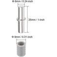 thumbnail image 3 of Shelf Bracket Pegs 6x25mm Stainless Steel Shelf Holder Support Pins for Cabinet Bookcase 10 Pcs, 3 of 4