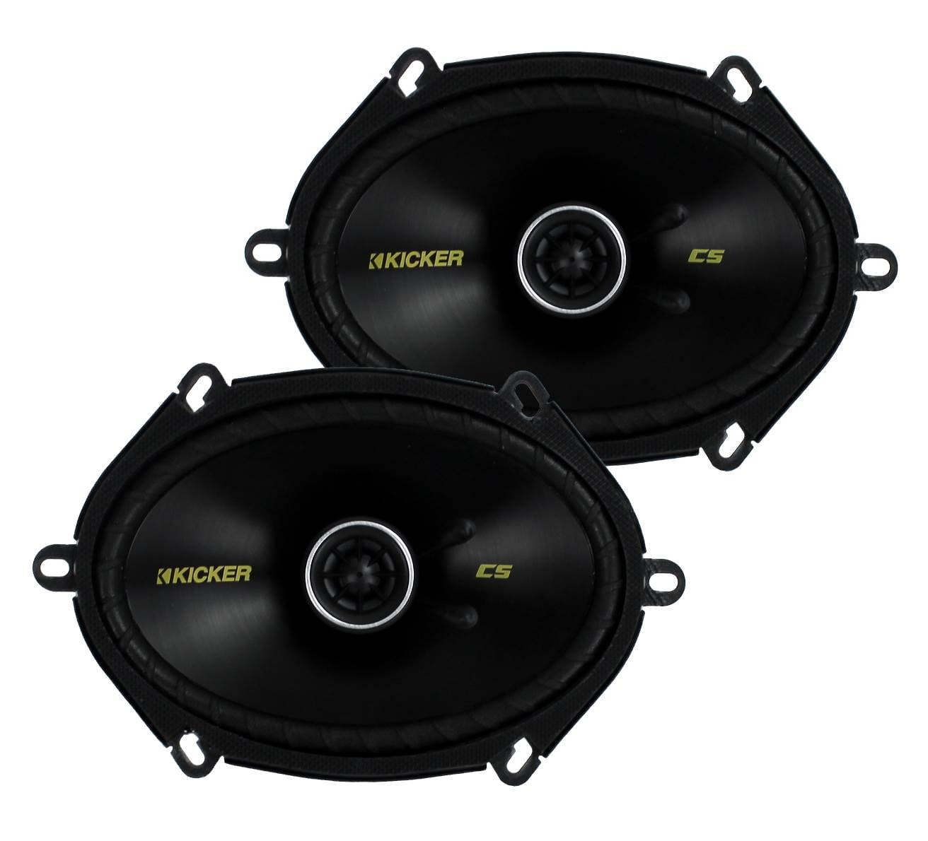 2) New Kicker 40CS684 6x8" 225W 2 Way Car Coaxial Speakers Stereo Audio