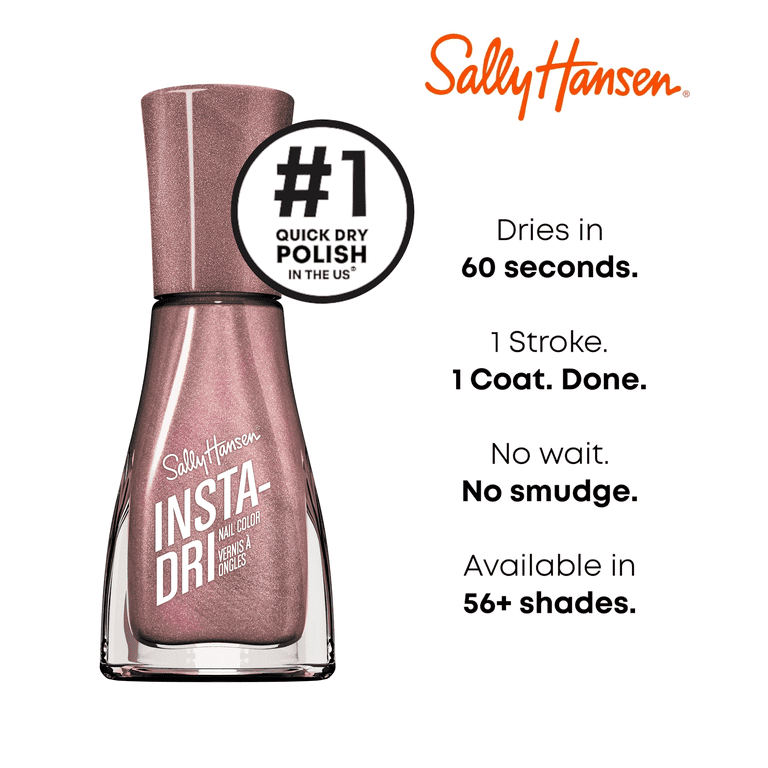 Sally Hansen Insta-Dri Quick-Dry Nail Polish Color, Hot Shot, 0.31