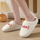 thumbnail image 1 of Zapatillas de invierno para hombre y mujer, zapatillas de dormitorio, acogedoras zapatillas de casa para regalo de Navidad DQrwqpou Tenis De Mujer Tenis De Hombre, 1 of 6
