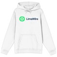 thumbnail image 1 of LimeWire Logo White Hoodie, 1 of 2