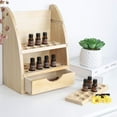 thumbnail image 7 of LIANTRAL Essential Oils Storage Rack, Wooden Nail Polish Display Holder Organizer - 45 Slots for 10/15/20/30 ml Bottles, Natural Wood Color, 7 of 7