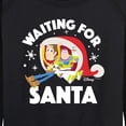 thumbnail image 3 of Toy Story - Waiting For Santa - Women's Lightweight French Terry Long Sleeve Shirt, 3 of 5