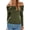 Army green, variant on Women's Off The Shoulder Tops Long Sleeve Slim Fitted Y2K Sexy Going Out Nightout Blouse Shirts