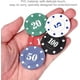 thumbnail image 5 of Juego de fichas de póquer de 100 piezas, fichas de casino para ruleta de póquer, contadores de conteo con fichas de juego de colores de valor, fichas de juego para aprendizaje de m, 5 of 5