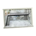 thumbnail image 5 of LeeQinersw Vehicle Model Display Case 1/64 1/36 1/32 Scale Dustproof Tabletop Decor Diorama Gray Left staircase, 5 of 9