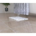 thumbnail image 3 of Pemberly Row 24x15" Modern Diatomite Stone Medium Bath Mat in White Marble, 3 of 3