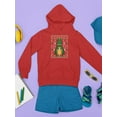 thumbnail image 3 of Dinosaur For Christmas Hoodie Juniors -Smartprints Designs,  x-Large, 3 of 4