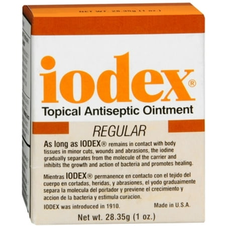 Iodex Regular Topical Antiseptic Ointment, 28.35 g