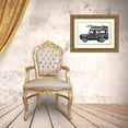 thumbnail image 3 of McCreery, Paul 32x23 Gold Ornate Wood Framed with Double Matting Museum Art Print Titled - Surf Jeep, 3 of 4