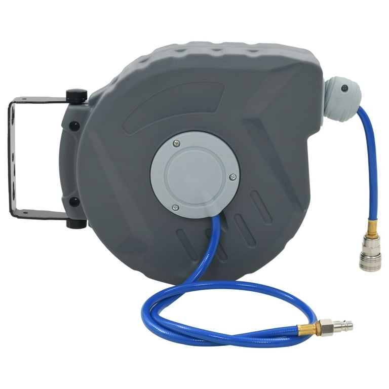 SuperHandy Air Hose Reel- 1/4in Fnpt, 3/8in x 100 Ft Hose Capacity, Reel  Only in the Air Compressor Accessories department at