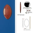 thumbnail image 3 of Off The Wall Plates - Football - Sports Theme Glow in the Dark Decorative Acrylic Cover Single Blank Wallplate, 3 of 5