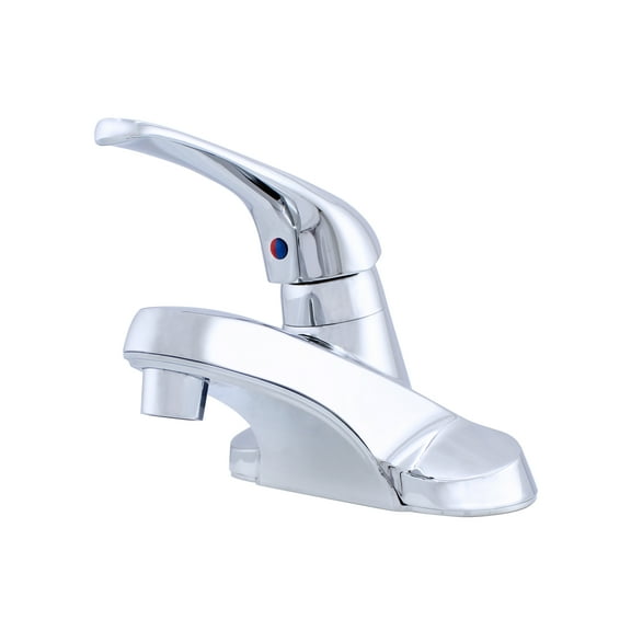 WMF-4316ZLP-CP - Hybrid Metal Deck Lavatory Bathroom Sink Faucet, Single Handle Pop-up Included