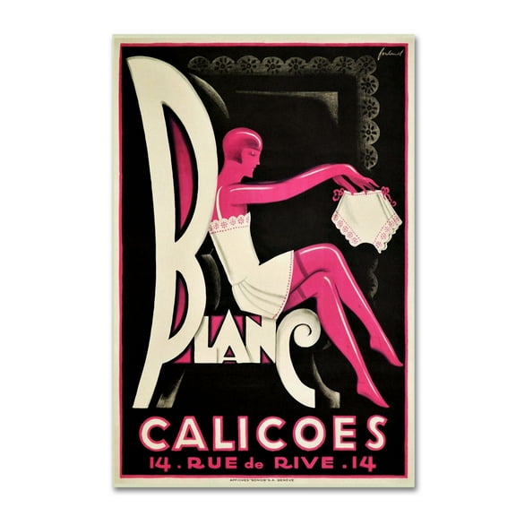 Trademark Fine Art 'Fashion Women 26' Canvas Art by Vintage Lavoie