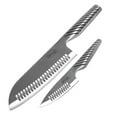 thumbnail image 2 of Gotham Steel 2 Pc Professional Cutting Knives, Pro Cut Japanese Style Stainless Steel Knives, 4" Chef Knife and 7" Santoku Knife, Patented Design, As Seen on TV, 2 of 4