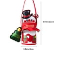 thumbnail image 3 of Fiudx Ofertas del día Bolsa de regalo de Navidad Caja de regalo de Nochebuena Caja de embalaje de cuero con forma de fruta navideña Bolsa de regalo pequeña para dulces para niños, 3 of 6