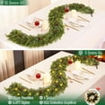 thumbnail image 2 of Lyacmy 6FT Christmas Garland for Mantel with Pine Cones Cedar Garland, Artificial Norfolk Pine Garlands for Indoor Outdoor Christmas Decorations, 2 of 9
