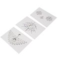 thumbnail image 2 of Gemas para el pecho de 3 piezas para mujer, tatuajes adhesivos con brillantina para arte corporal de fiesta, glamour festivo brillante, 2 of 8