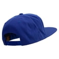 thumbnail image 4 of Italy Skull Embroidered Wool Blend Prostyle Snapback - Royal OSFM, 4 of 5