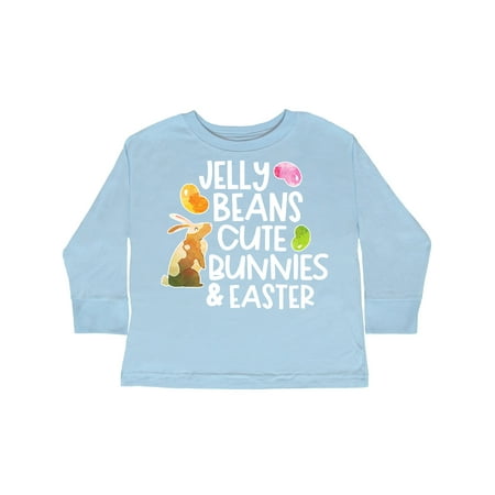 

Inktastic Jelly Beans Cute Bunnies and Easter Gift Toddler Boy or Toddler Girl Long Sleeve T-Shirt