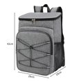 thumbnail image 4 of Mochila refrigeradora aislada Bolsa de gran capacidad para pescar, 4 of 9