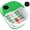 Green, variant on Foot Spa with Heat and Massage and Jets Includes A Remote Control A Pumice Stone Collapsible Massager with Bubbles and Vibration