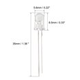 thumbnail image 4 of Unique Bargains 40 pcs 5mm 940nm Infrared Emitter Diode DC 1.2V LED IR Emitter Light Emitting Diodes Clear Round Head for Arduino, 4 of 4