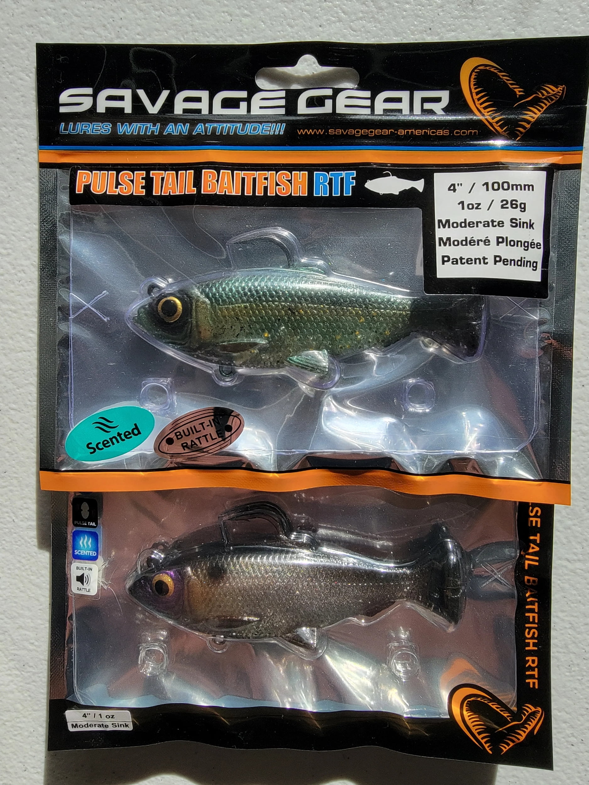Savage Gear Pulse Tail Baitfish RTF (4/1 oz) - Silver Black Back