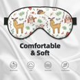 thumbnail image 3 of Disketp Cute Little Animals Print Sleep Mask-Eye Mask for Sleeping,Comfortable & Super Soft Eye Mask with Adjustable Strap,Travel Eye Mask, 3 of 7