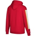 thumbnail image 3 of Men's Mitchell & Ness Red Tampa Bay Buccaneers Three Stripe Pullover Hoodie, 3 of 3