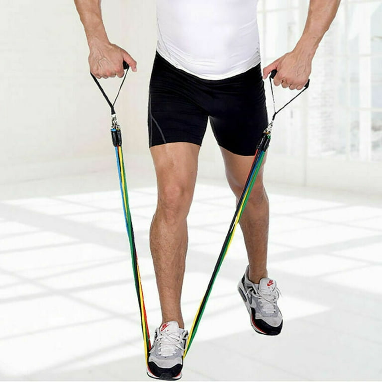 Fitness Insanity Resistance Bands Set 5 Piece Exercise Bands Portable Home Gym Accessories Perfect Muscle Builder for Arms Walmart