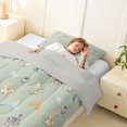 thumbnail image 3 of Homewish Kawaii Dragon Twin Comforter Sets,Magical Animal Bedding Set,Rainbow Decor,Light Gray Reversible,2 Pieces,1 Comforter and 1 Pillowcase, 3 of 7