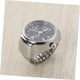 thumbnail image 3 of Esfera de reloj creativo con anillo negro para hombre y dedo elástico para mujer TUNC Sencillez, 3 of 5