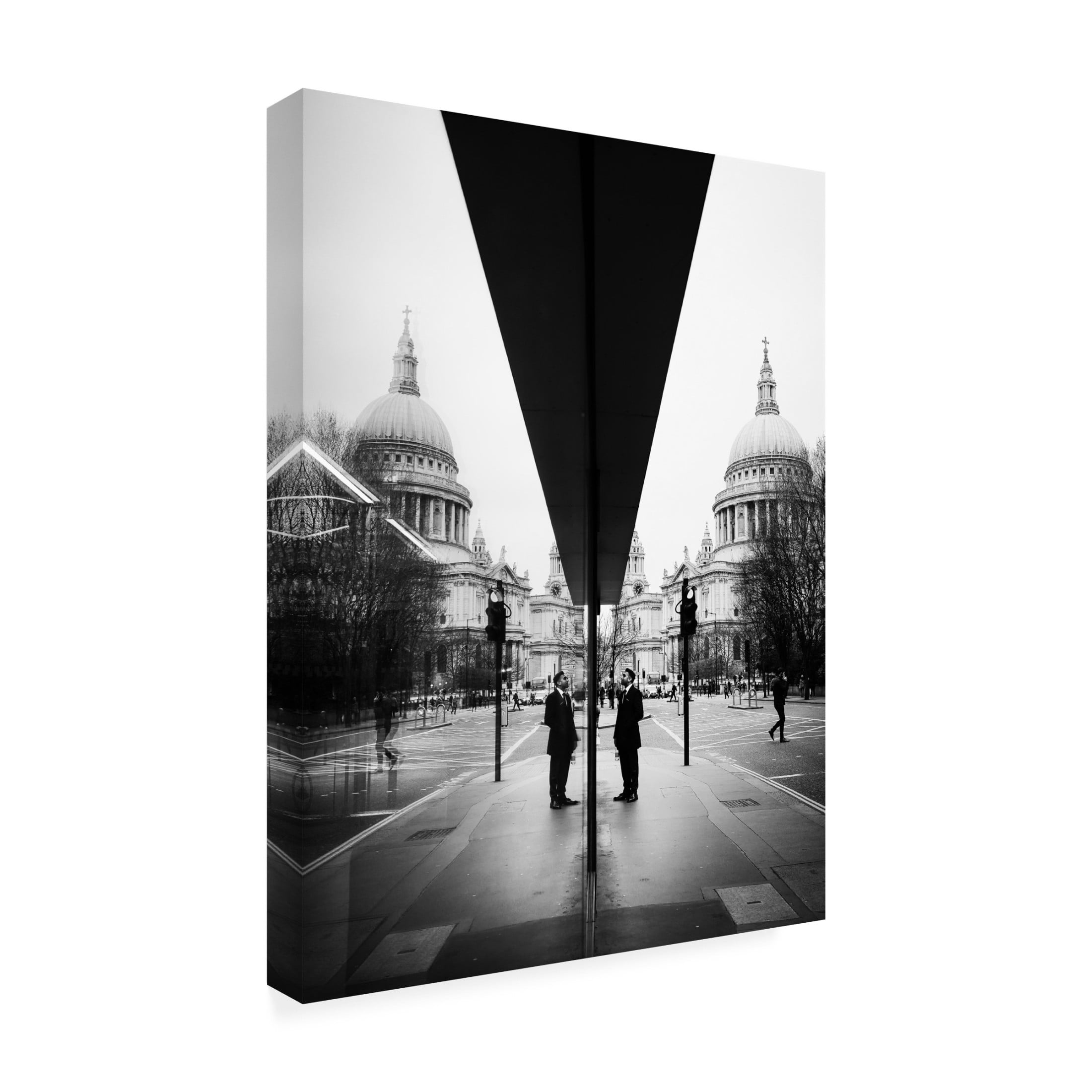 Trademark Fine Art Friedemann Pracht Reflecting St.Paul Canvas Wall Art