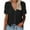 Black, variant on fheaev Summer Top for Womens V-Neck Lace Crochet Eyelet Blouses Tunic Tops Short Sleeve Casual Shirts Blouses Tops