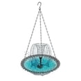thumbnail image 4 of Hanging Bird Bath With Solar Fountain Solar Bird Bath Fountains Hanging Bird Baths For Outdoors Gray_Perfect Gift, 4 of 5