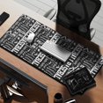 thumbnail image 2 of Long Mouse Pads for Desk,Baseball Terms Pattern Desk Mats on Top Of Desks, Desk Mouse Pad Extra Large with 3mm Non-Slip Base and Stitched Edge for Gaming,Office,Work,Home 35.4"x15.7", 2 of 6