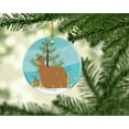 thumbnail image 2 of Carolines Treasures BB9287CO1 Alpaca Suri Christmas Ceramic Ornament, 2 of 2