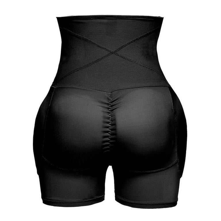 wendunide lingerie for women Back Body Shaper Big Butt Pad Seamless High  Waist Control Brief Shapers Panties Underwear Shapewear Black XL