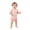 Pink, variant on Toddler Special Needs Adaptive Clothing Baby Romper Sleeveless Bodysuit Base Layering Clothes Navy Blue 3-6 Months
