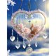 thumbnail image 1 of 5D DIY Taladro Snowy Love Charm Kit Del 30x40cm, 1 of 9