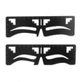 thumbnail image 1 of EeaseCA 2pcs Eyebrow Makeup Rulers Creative Eyebrow Rulers Women Eyebrow Drawing Tools, 1 of 8