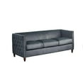 thumbnail image 2 of Home Square 2-Piece Set with Velvet Livingroom Sofa and Chair in Gray, 2 of 11