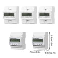 thumbnail image 3 of Riwesomey Medidor de energía inteligente blanco: solución inteligente para monitorear el medidor de energía eléctrica Equipos de laboratorio e instrumentos científicos 5(100)A, 3 of 6