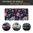 thumbnail image 5 of Zufioo Roses Flowers Print Car Aluminum Front License Plate, 12x6 Inch Decorative Personalized Car License Plate Car Accessories, 5 of 8