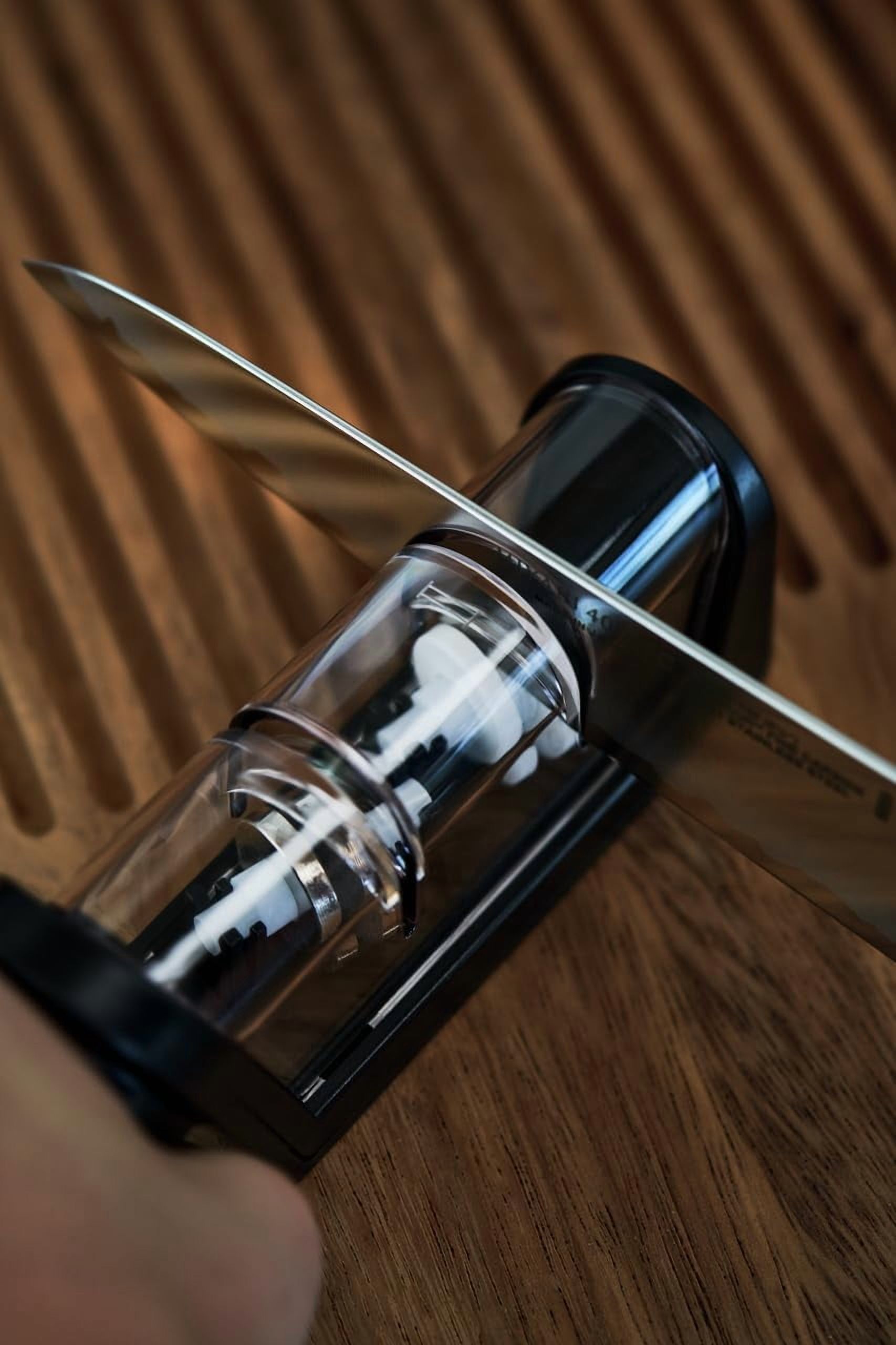 Knife Sharpener with Ceramic &  Discs for Professional  Restoration