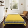thumbnail image 4 of Yellow Tapestry for Bedroom Wall Hanging Tapestry, Black White Modern Geometric Abstract Art Ceiling Backdrop Tapestries Poster Blanket Wall Decor for Teens Room Living Room Dorm 39" x 59", 4 of 8