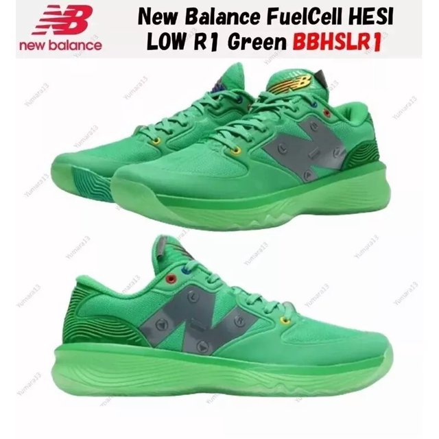 New Balance FuelCell HESI LOW R1 Green BBHSLR1 Men 9.5 Basketball - Gym Workout