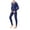 Grey, variant on Ketyyh-chn99 Men's Sleep Sets Men's Thermal Underwear Set Thin Slim Clothes Long Round Neck High Thermal Underwear Size for L,Blue